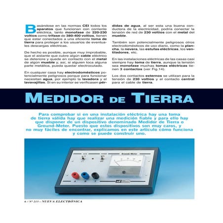 MEDIDOR DE TIERRA