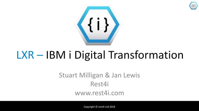 ReST API's for IBMi Made Simple LXR v1.6.9 