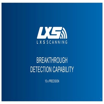 LXS Scanning presentation at the International Security Expo 2018