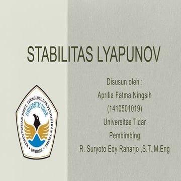stabilitas lypunov