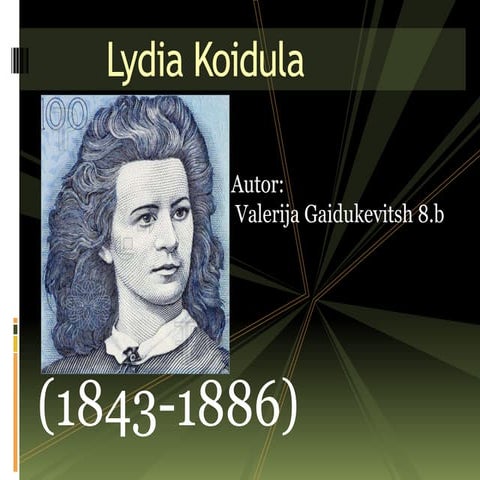 Lydia koidula | PPTX