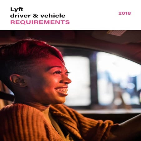 Lyft driver & vehicle Requirements