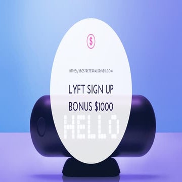 Lyft Sign up Bonus $1000