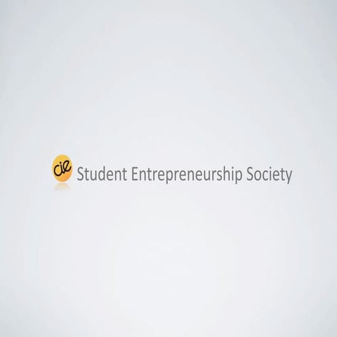CIE STUDENT ENTREPRENEURSHIP SOCIETY