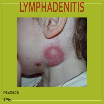 Lymphadenitis