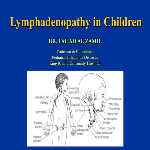 Presentation for Lymphadenopathy in Children.ppt