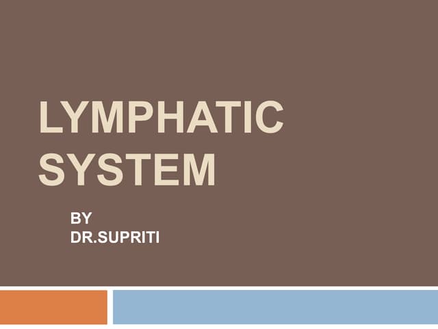 Lymphatic system