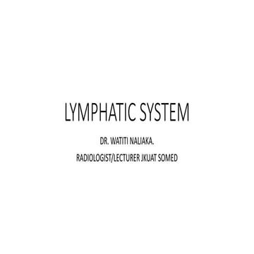 LYMPHATIC SYSTEM LECTUREon lymph no.pptx