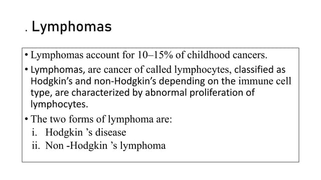 Non Hodgkin Lymphoma | PPTX