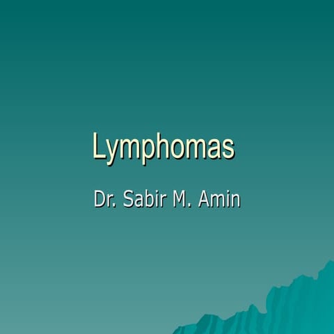 medicine.Lymphomas.(dr.sabir)