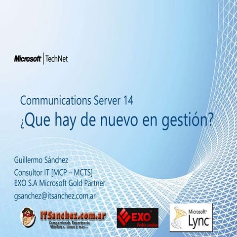 Lync 2010   lo nuevo en gestion