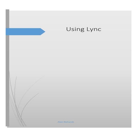 Lync 2010 user guide