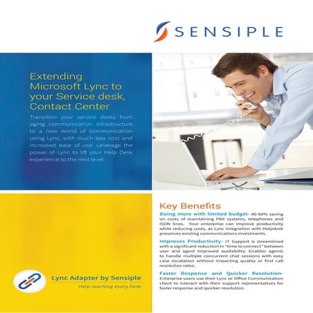 Lync adapter by sensiple