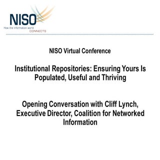 Conversation with Clifford Lynch, E...