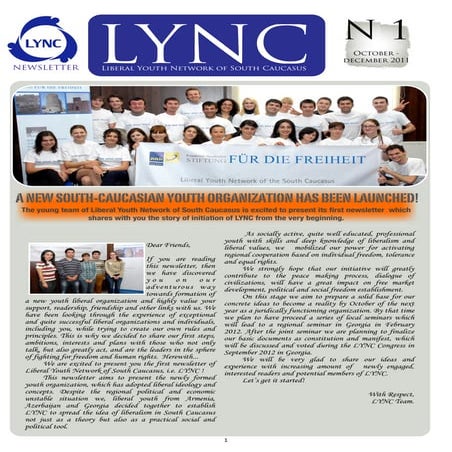 LYNC Newsletter N1 | PDF