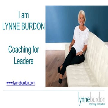 LYNNE BURDON EXECUTIVE COACH FOR LAW FIRM LEADERS