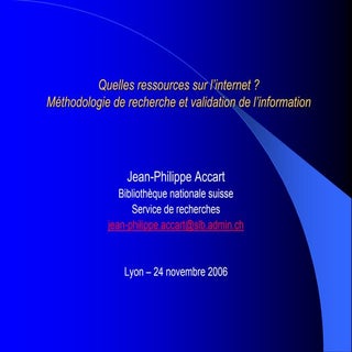 Validation de l'information sur Int...