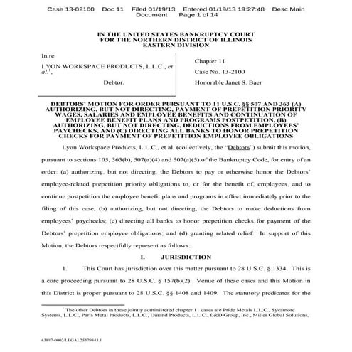 Lyon workspace employee motion