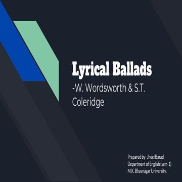 Lyrical ballad