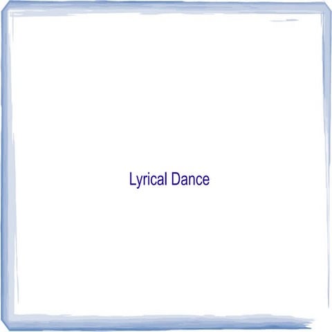 Lyrical dance | PPT