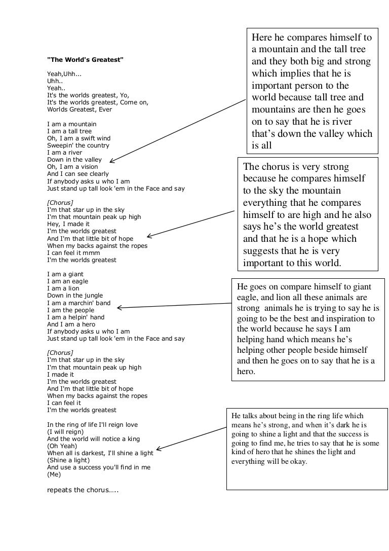 lyric analysis essay