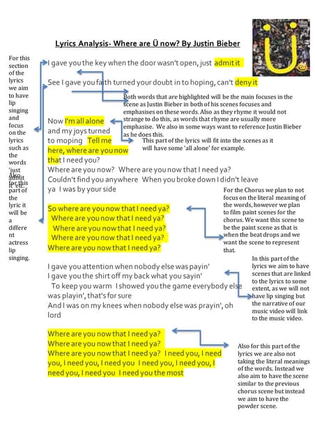 Lyrics Analysis
