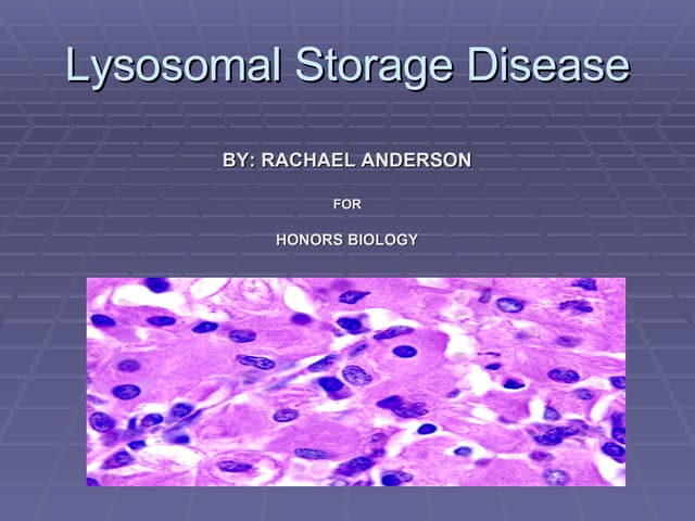 Tay sachs disease