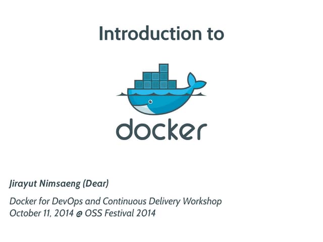 Introduction to Docker