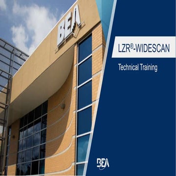 BEA's LZR-WIDESCAN Technical Training