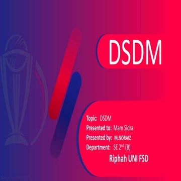DSDM  Dynamic System Development Method