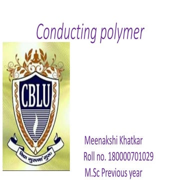 Conducting polymers