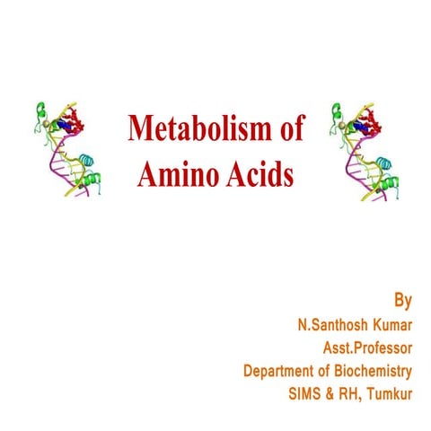 AAM-2- General reactions of amino acids