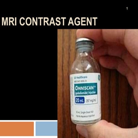 MRI Contrast Agent & Its Principle  
