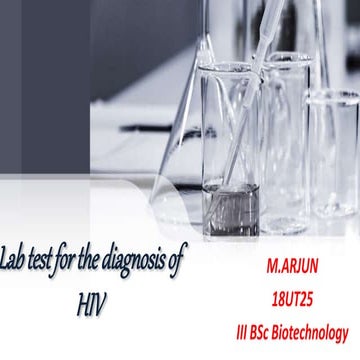 Laboratory diagnosis of HIV | PPT