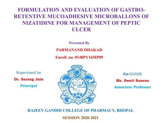 Expt. 4 Study of anti ulcer activity of a drug using pylorus ligand ...