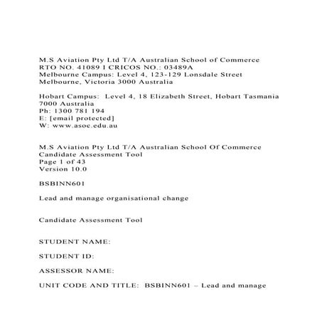 M.S Aviation Pty Ltd TA Australian School of Commerce RTO N.docx