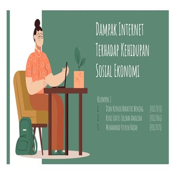 M. Yusrun Najah_F0117078_Dampak Internet terhadap Kehidupan Sosial Ekonomi.ppt