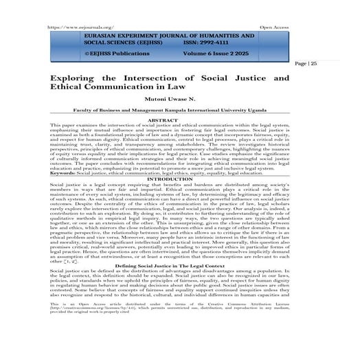 Exploring the Intersection of Social Justice and Ethical Communication ...