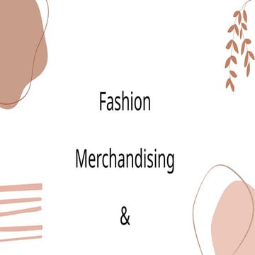 M.SC- Fashion Marketing Merchandising .pptx