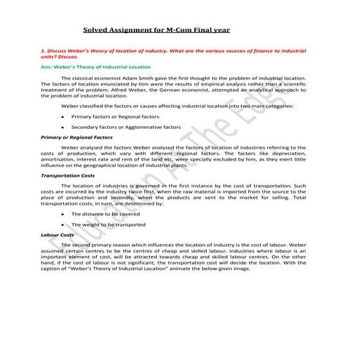 M-com(final)year solved assignment...........