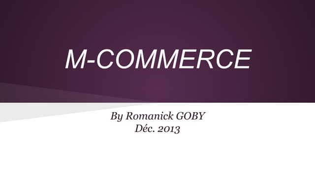 M commerce