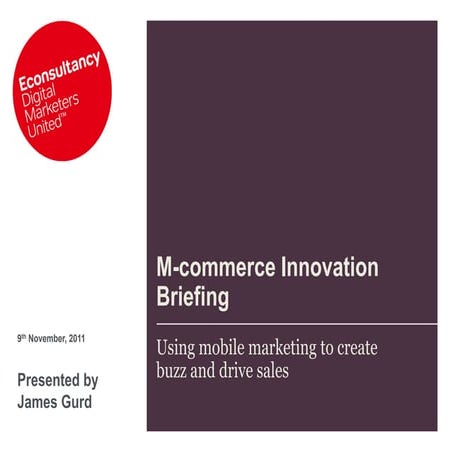 M-commerce innovation sample deck