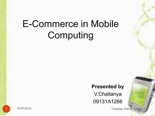 M commerce ppt
