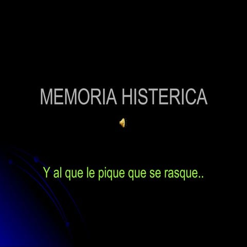 M E M O R I A  H I S T E R I C A Jcs