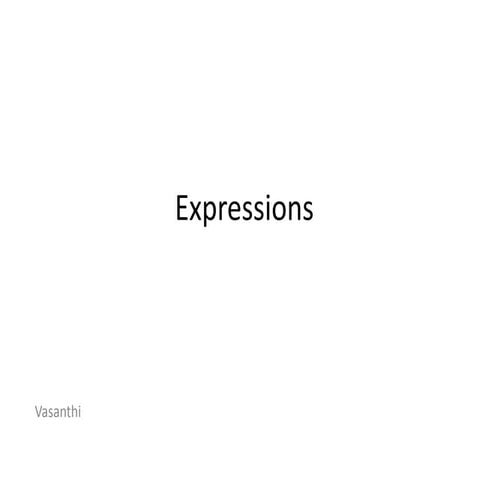 M expression