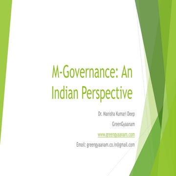 Mobile governance