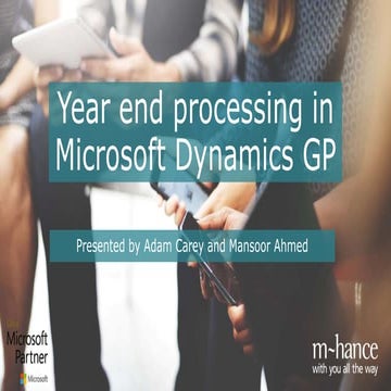 Webinar - Year-end Processing in Microsoft Dynamics GP