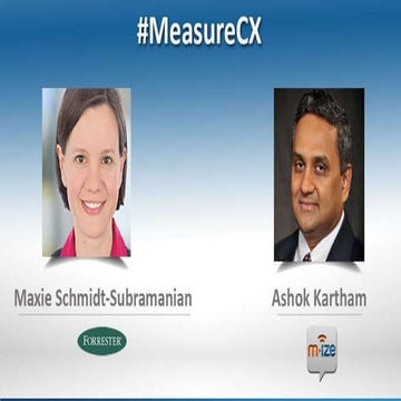 m-ize Measure Customer Experience Webinar