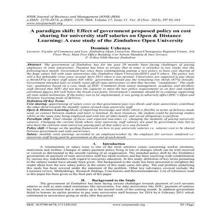 A paradigm shift: Effect of government proposed policy on cost sharing for un...