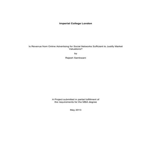 M01 mba research project raj sambwani may 2013 final